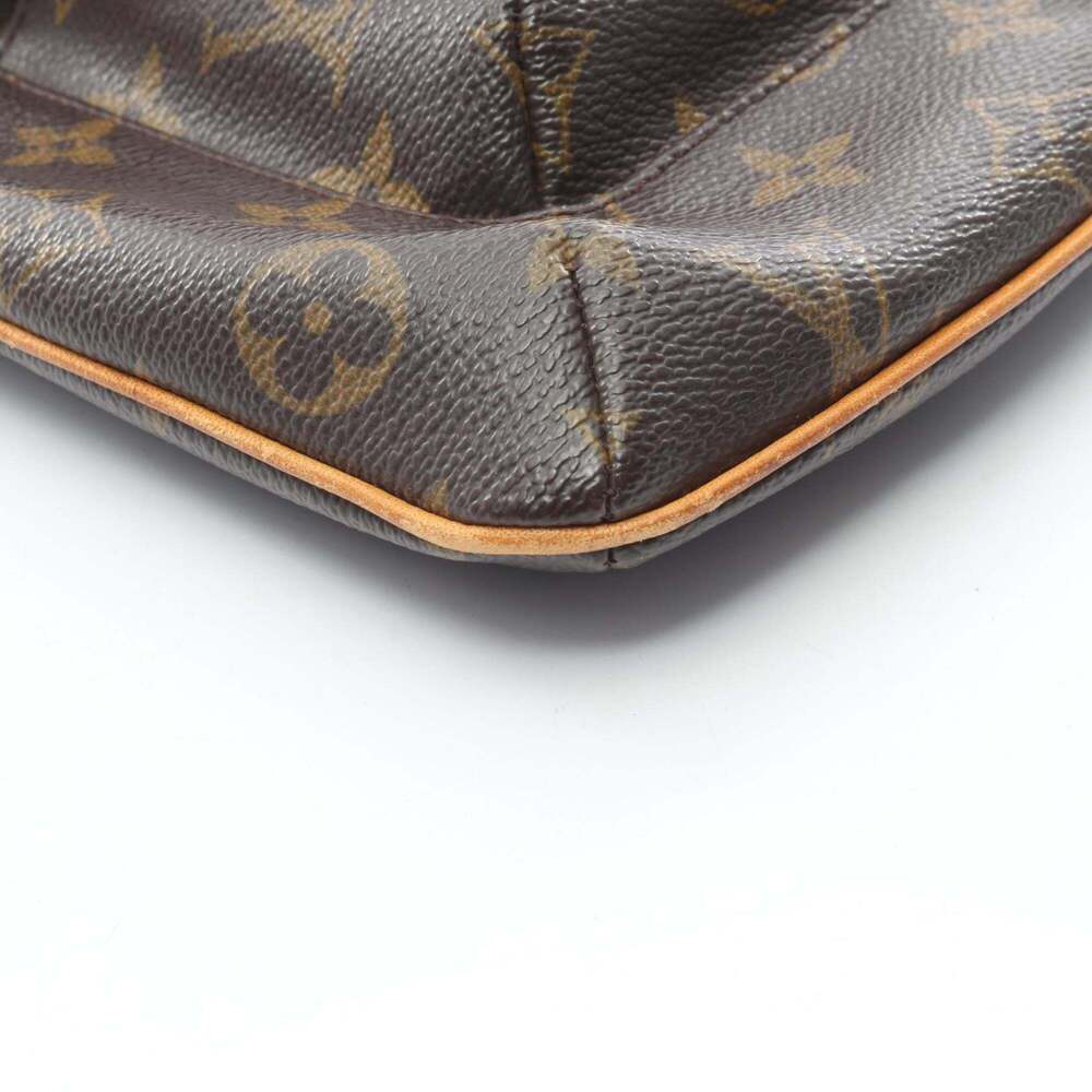 LOUIS VUITTON Brown Monogram Leather Pouch - Picture 7 of 12